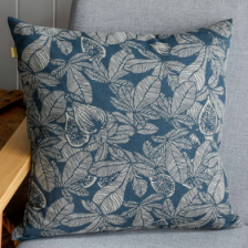 Fig Tree Cushion Dark Slate by Raine & Humble